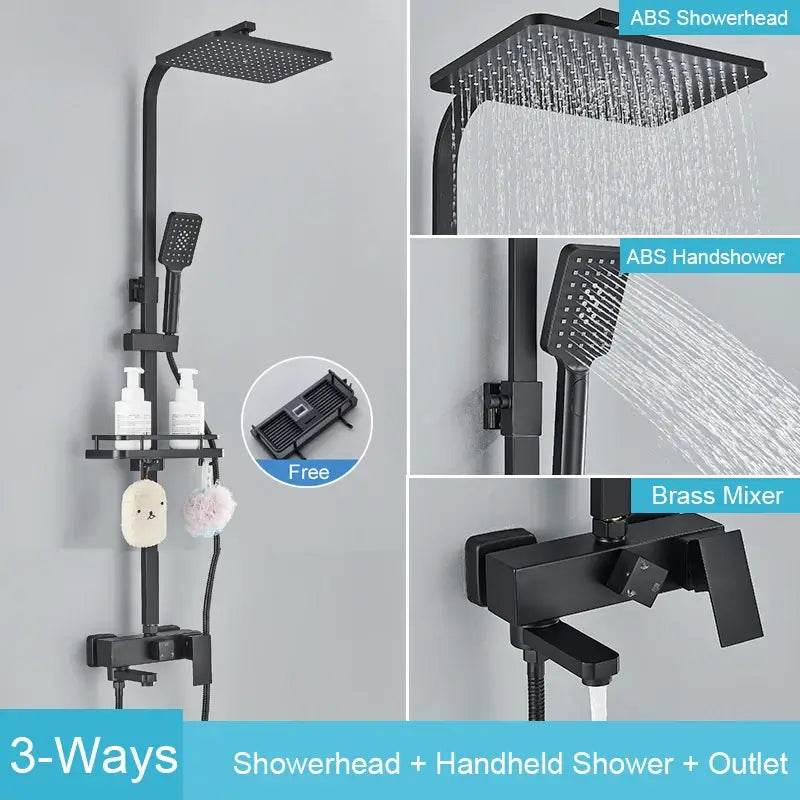 8090 Brass Shower Faucet Set - TrueWonderz™ COLLECTION
